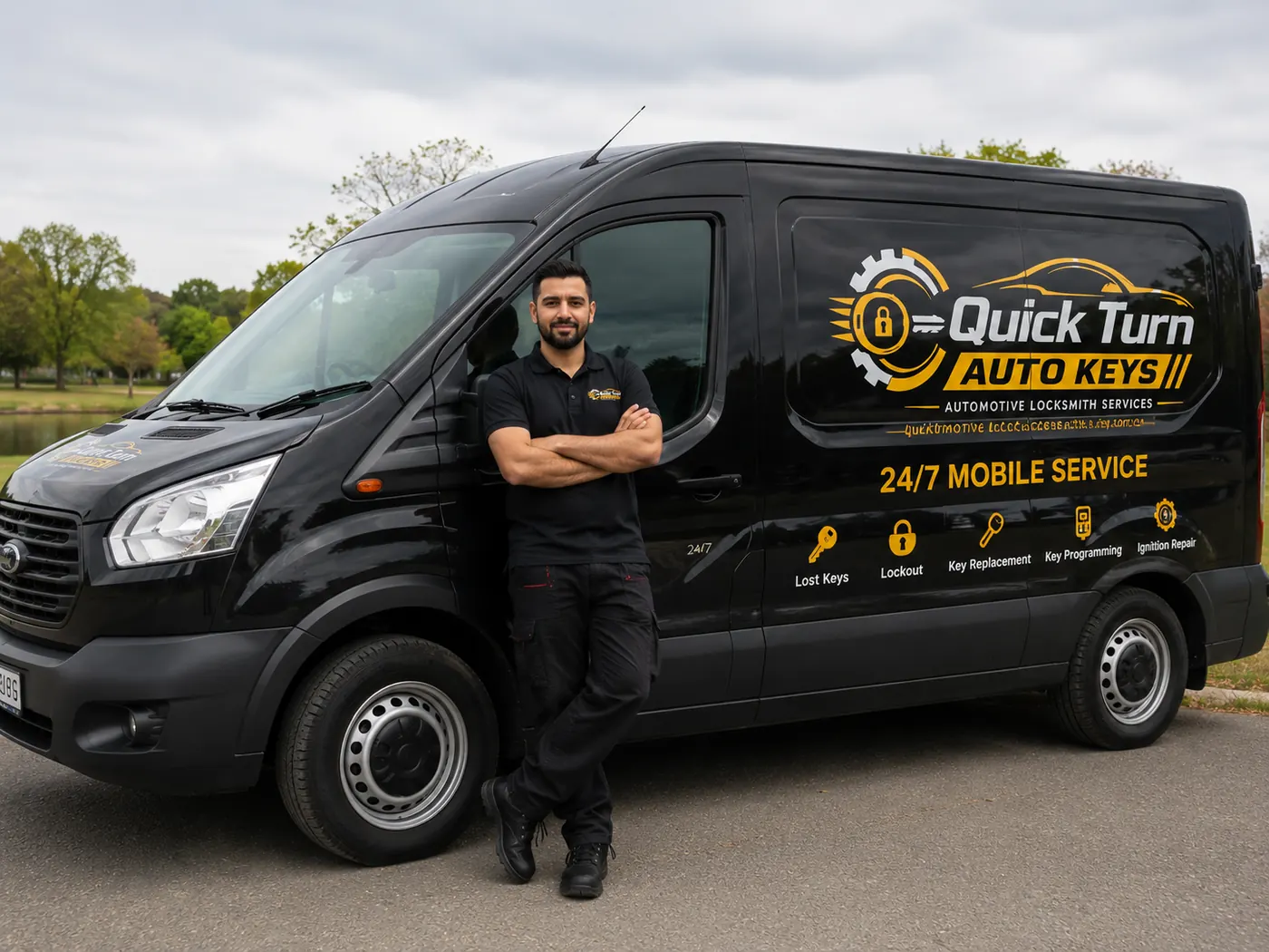 Quick Turn Auto Keys mobile locksmith van